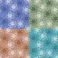 Retro Naupaka Repeat Surface Pattern