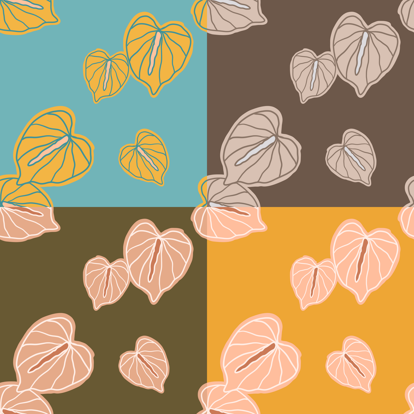 Anthurium Pattern for Papercreationsby.tc