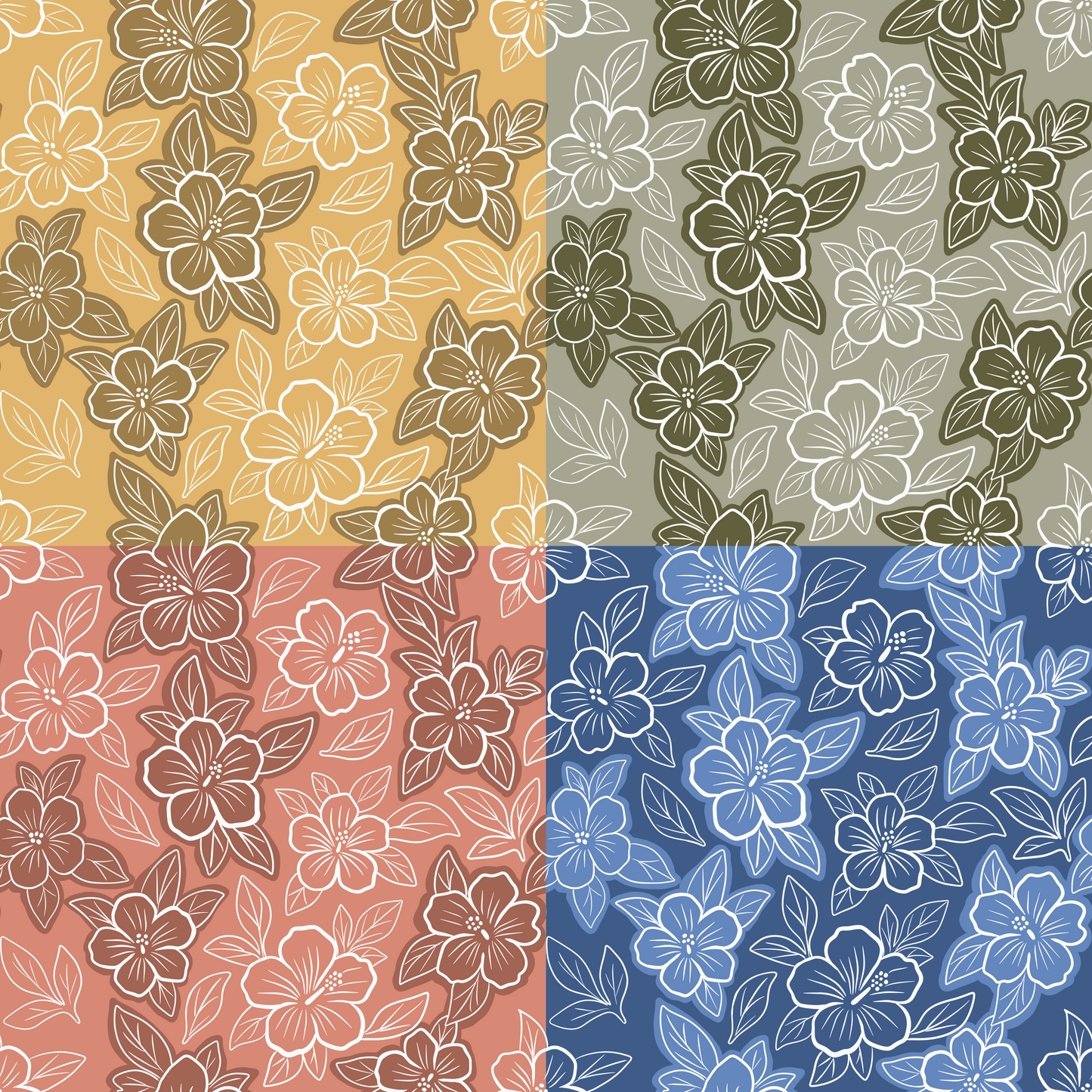 Hibiscus Summer Exclusive Pattern