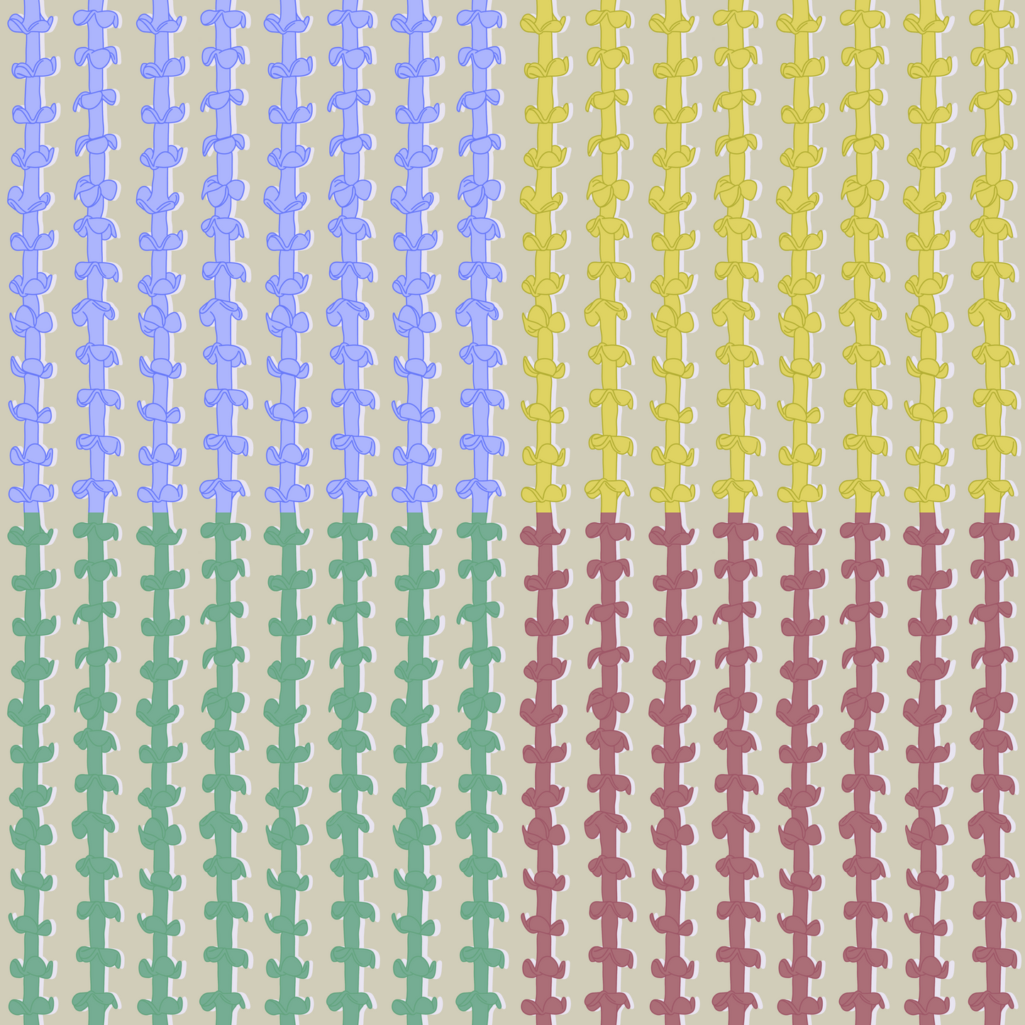 Puakenikeni Lei Exclusive Pattern