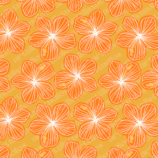 Exclusive Hibiscus Pattern for Kellie