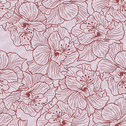 Hibiscus Sunset Exclusive Pattern