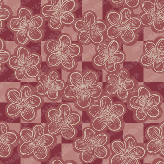 Checkered Flower Exclusive Pattern
