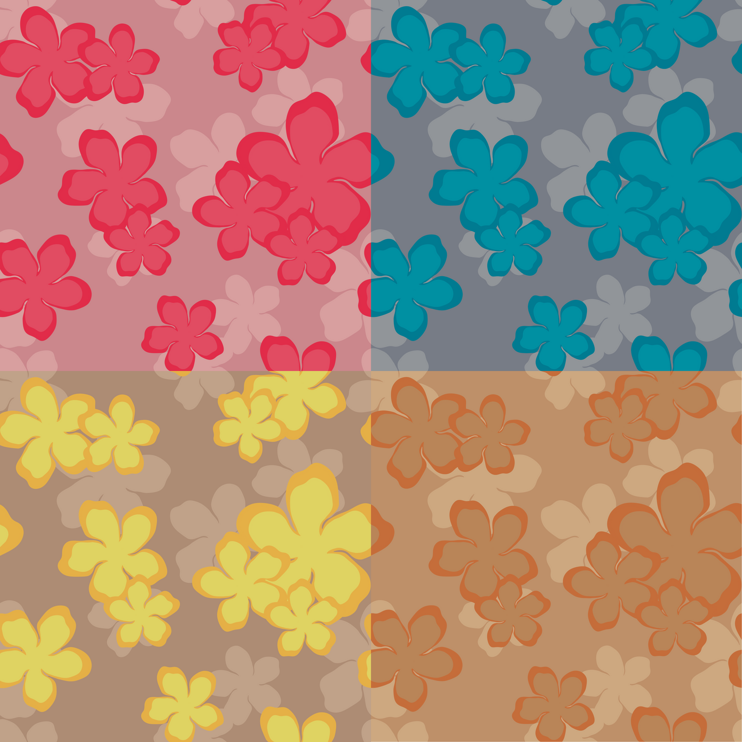 RetroPuakenikeni Repeat Surface Pattern