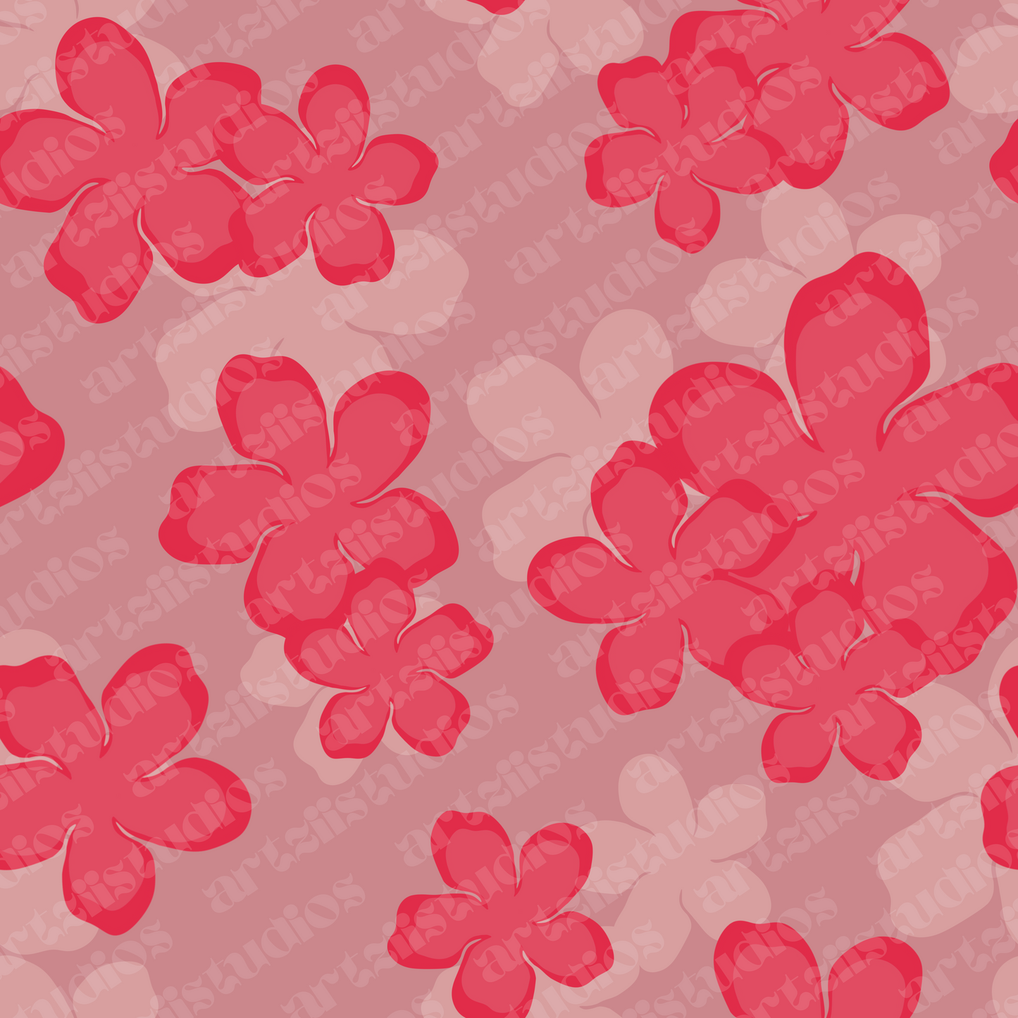 RetroPuakenikeni Repeat Surface Pattern