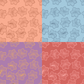Simple Orchid Repeat Surface Pattern