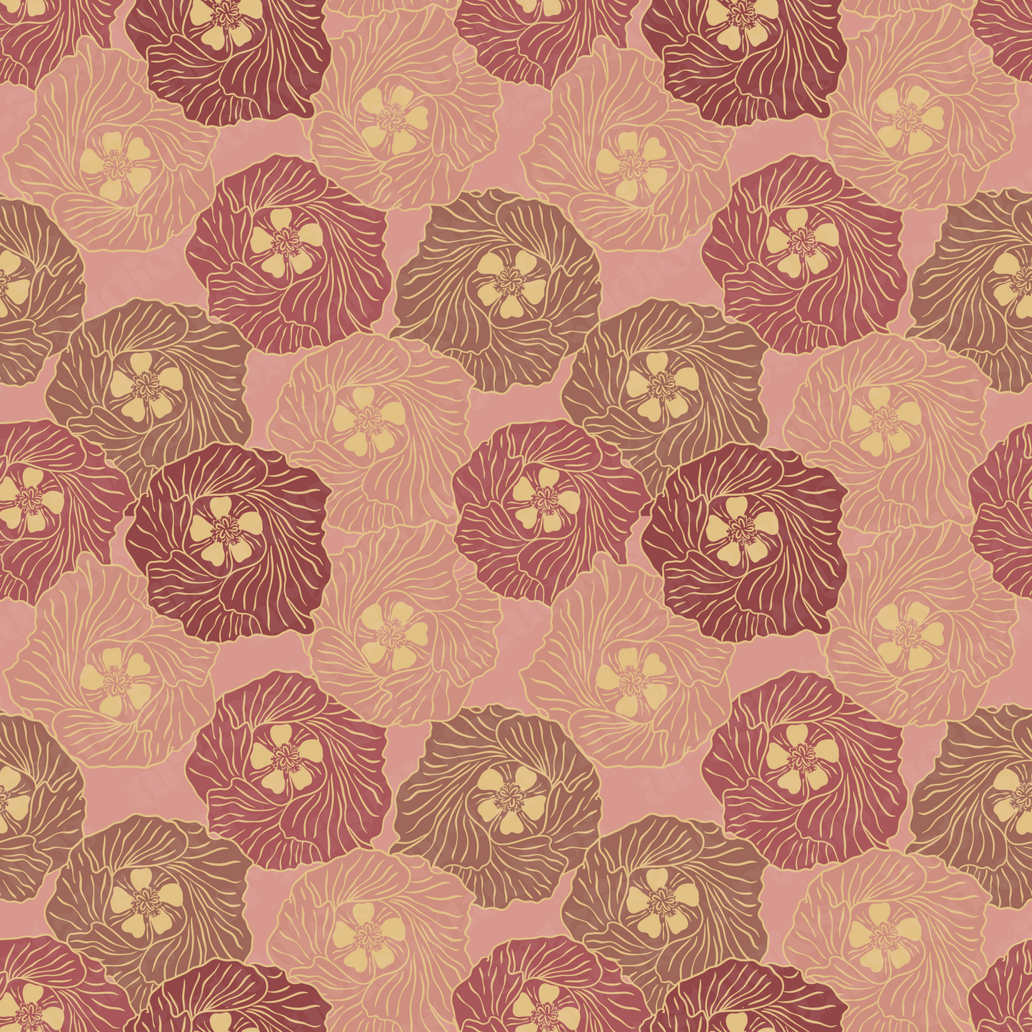 Exclusive Milo Flower Repeat Surface Pattern