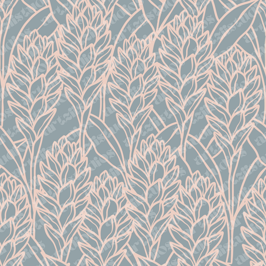 Buncha Red Ginger Repeat Surface Pattern