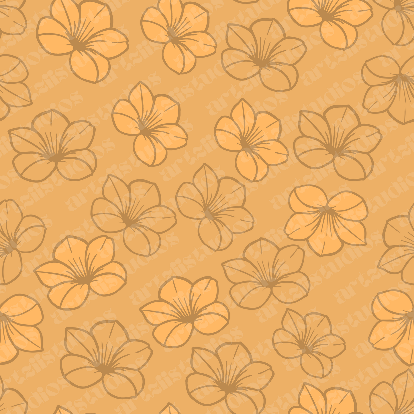 Puakenikeni Frenzy Repeat Surface Pattern