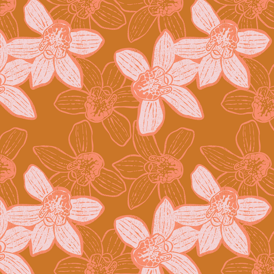 Exclusive Orchid Repeat Surface Pattern for Valerie
