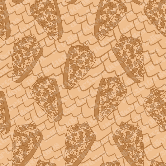 Textile Cone Custom Repeat Surface Pattern for Kailanaho