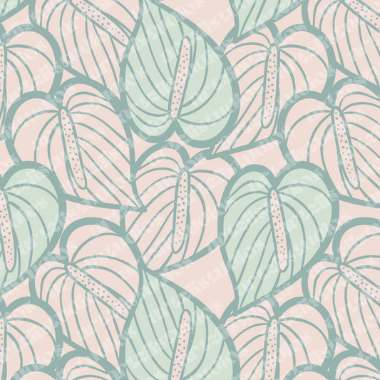 Buncha Anthuriums Repeat Surface Pattern