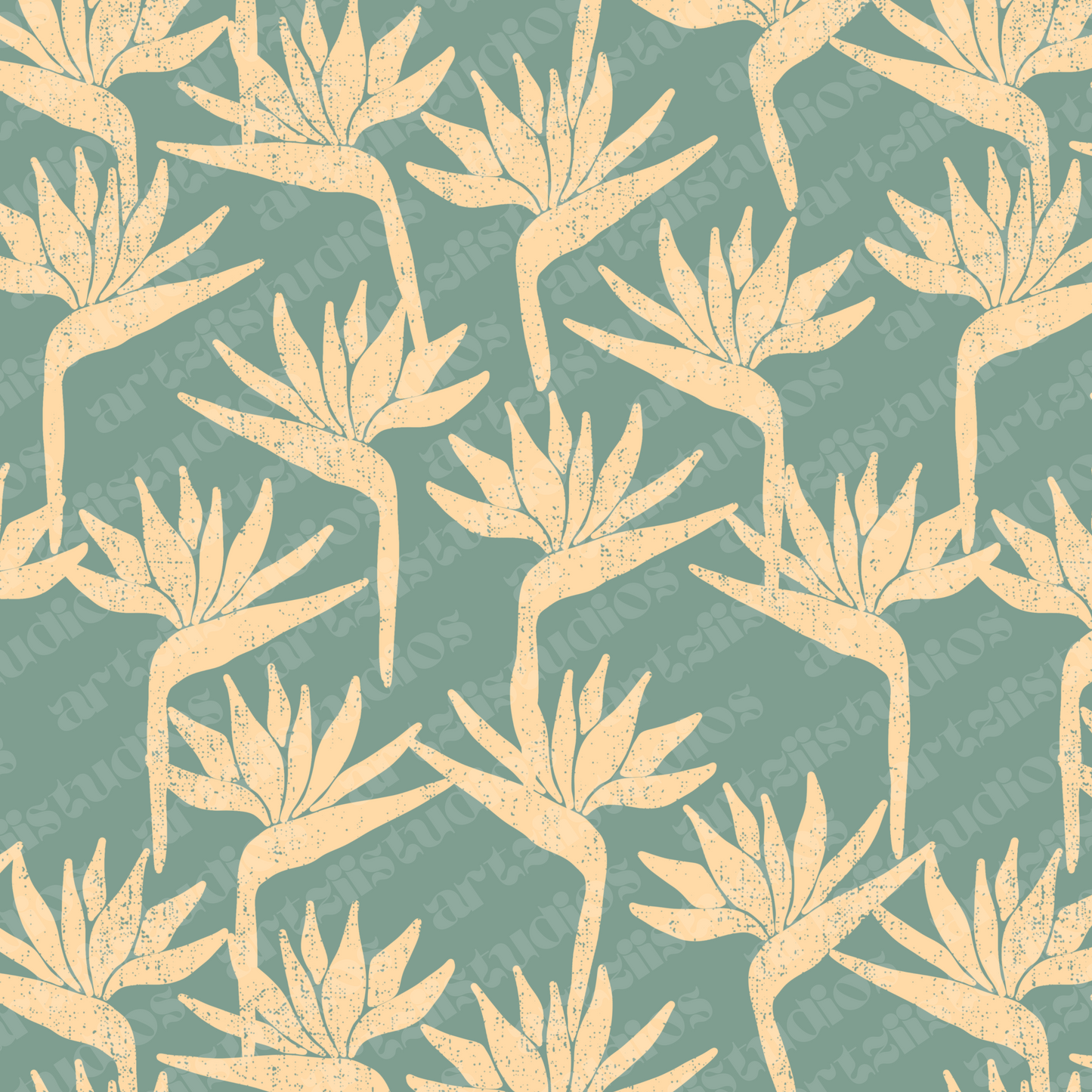 My Paradise Repeat Surface Pattern