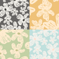 Abstract Flower Repeat Surface Pattern