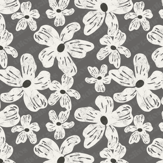 Abstract Flower Repeat Surface Pattern