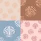 Sunrise Shell Repeat Surface Pattern