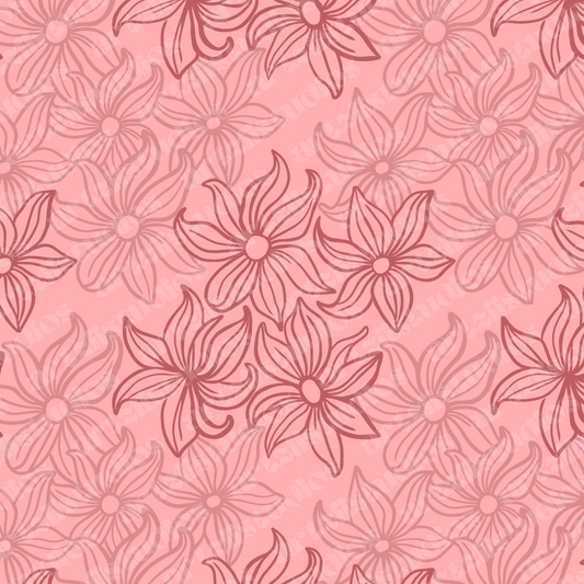 Rosy Drift Repeat Surface Pattern