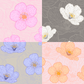 Yoshino Cherry Flower Repeat Surface Pattern