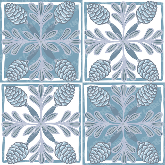 Awapuhi Christmas Repeat Surface Pattern