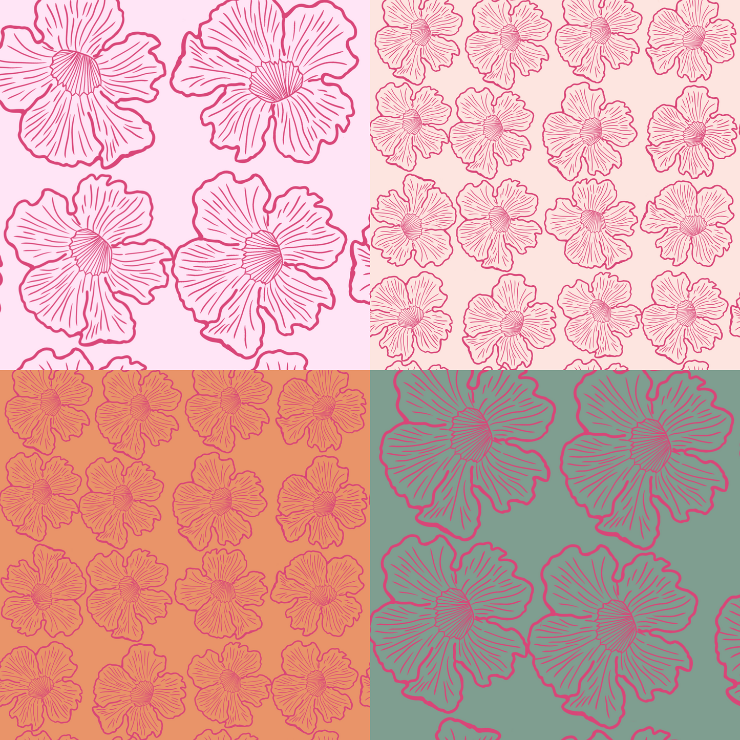 Podranea Beauty Repeat Surface Pattern