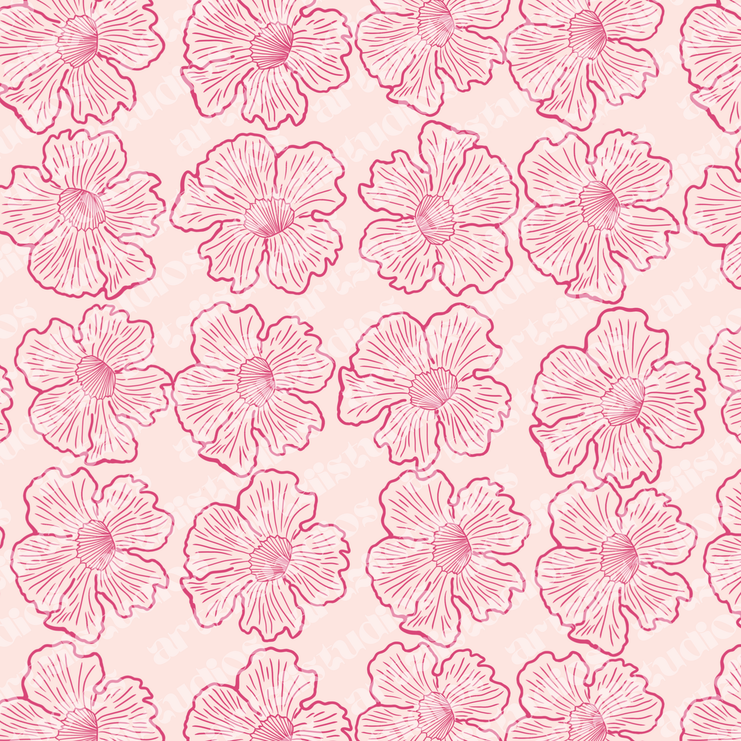 Podranea Beauty Repeat Surface Pattern