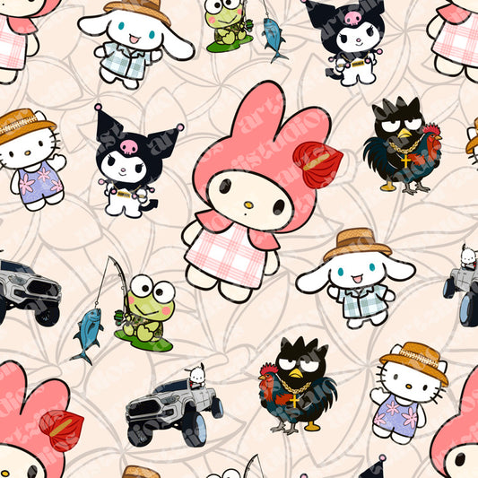 Sanrio Custom Repeat Surface Pattern for YourSanrioPlug