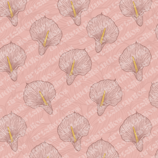 Calla Lily Repeat Surface Pattern