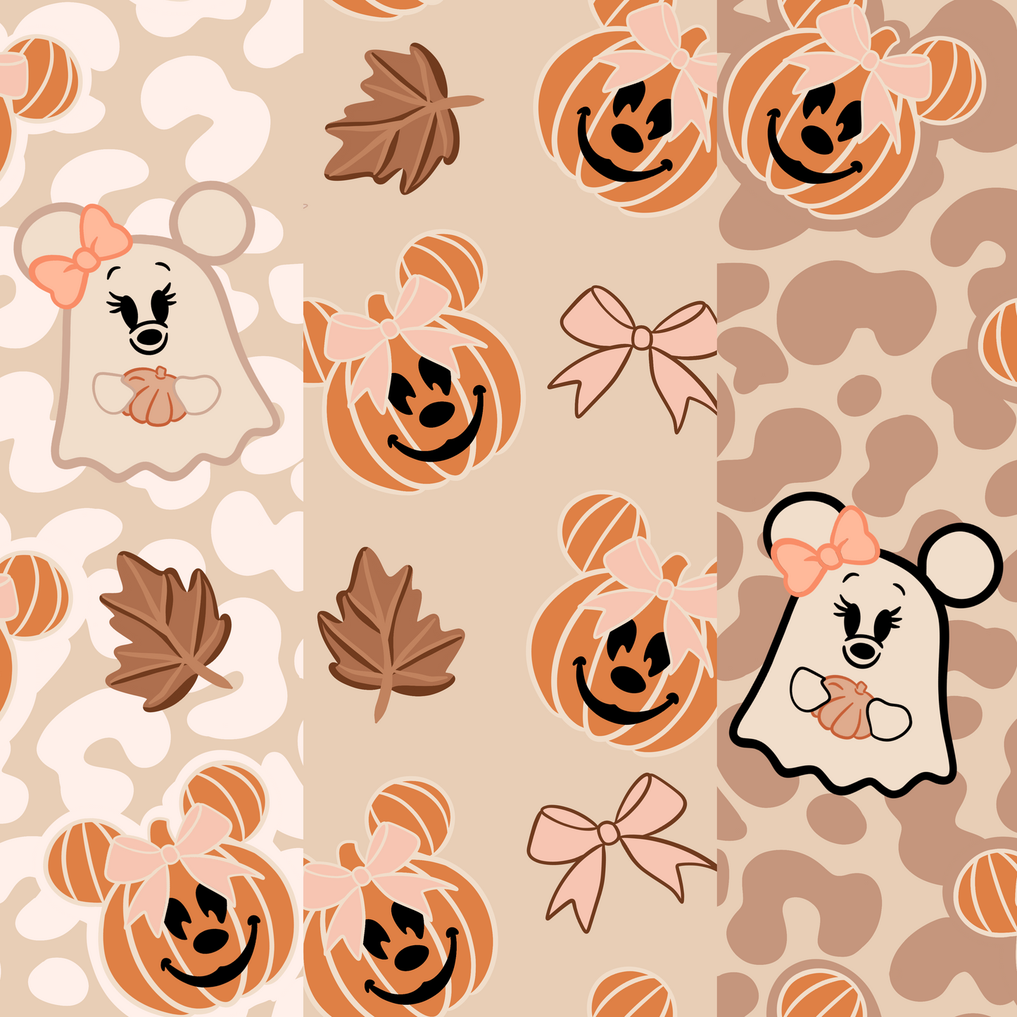 Fall Minnie Repeat Surface Pattern for Kuulei