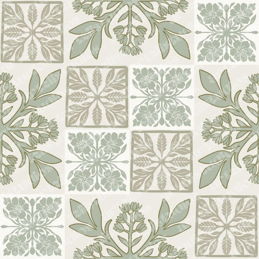 Offset Quilt Repeat Surface Pattern for Kaleolani Hawaii