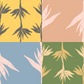 Bird of Paradise Repeat Surface Pattern