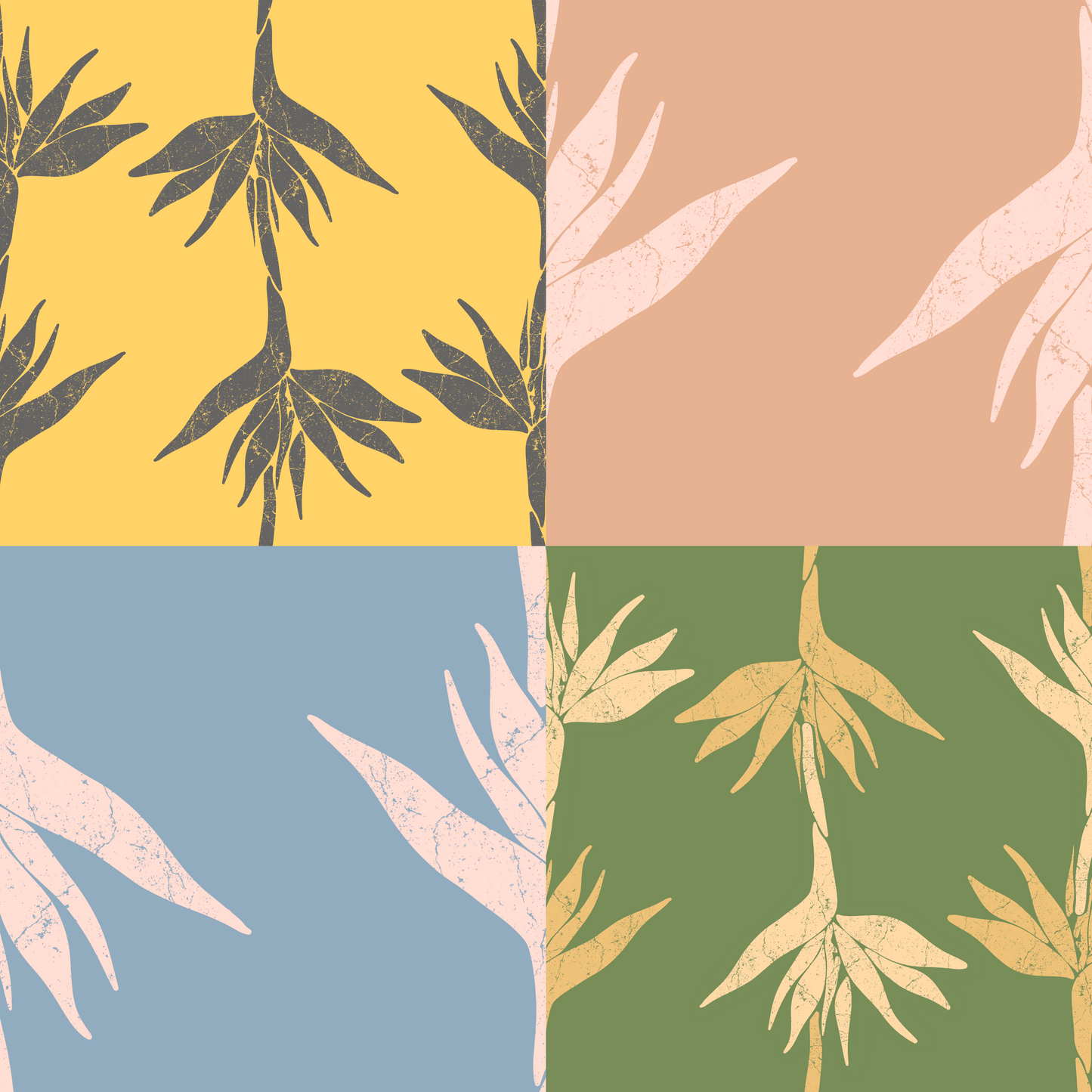 Bird of Paradise Repeat Surface Pattern