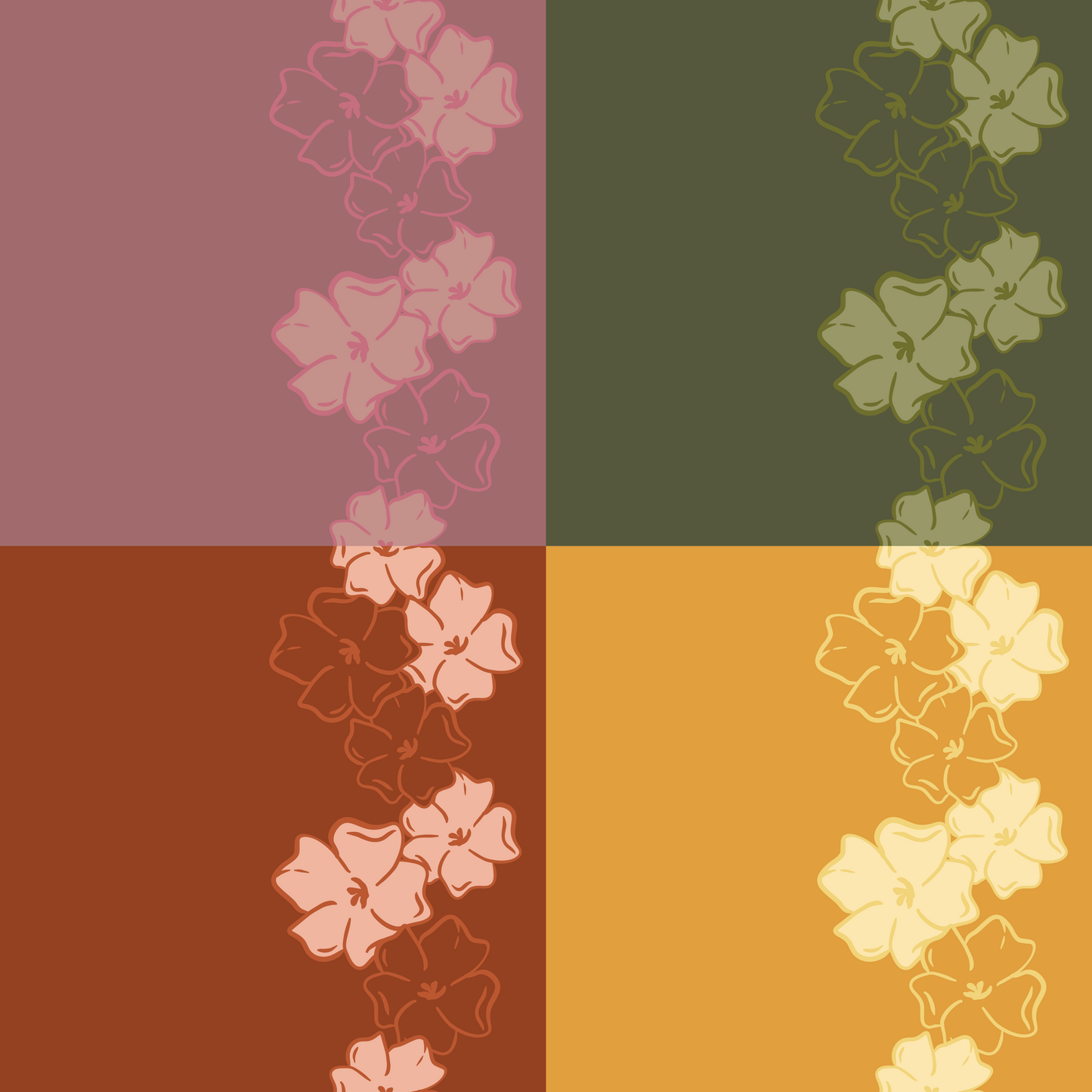 Linear Puakenikeni Repeat Surface Pattern for Lokomoko