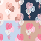 Valentines Anthurium Repeat Surface Pattern for Reiko