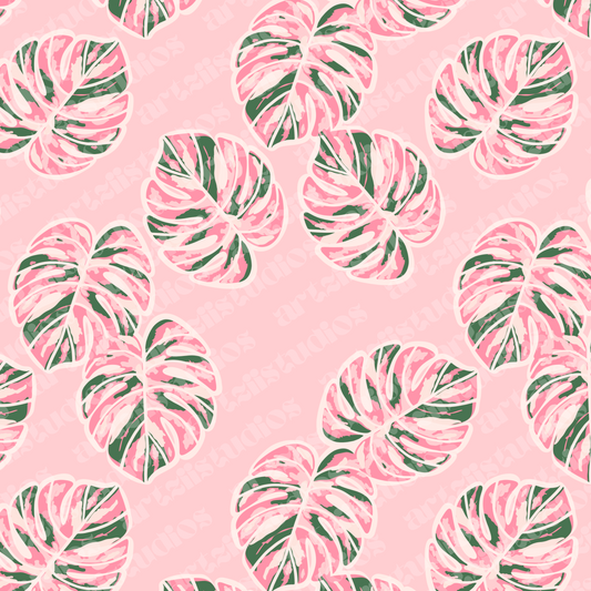 Pink Variegated Repeat Surface Pattern