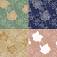 Gardenia Mute Repeat Surface Pattern