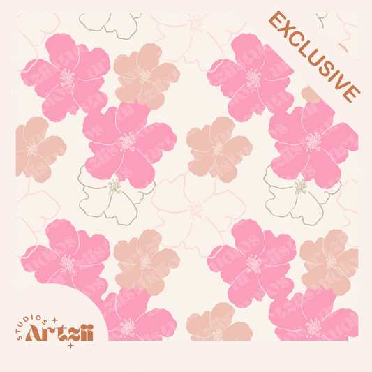 Ilima Garden Repeat Surface Pattern #106