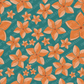 Stary Plumeria Repeat Surface Pattern