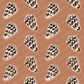 Vintage Hebrew Shell Repeat Surface Pattern
