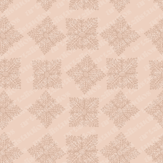 Ulu Quilt Sketch Repeat Surface Pattern
