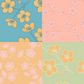 Japanese Cherry Blossom Repeat Surface Pattern