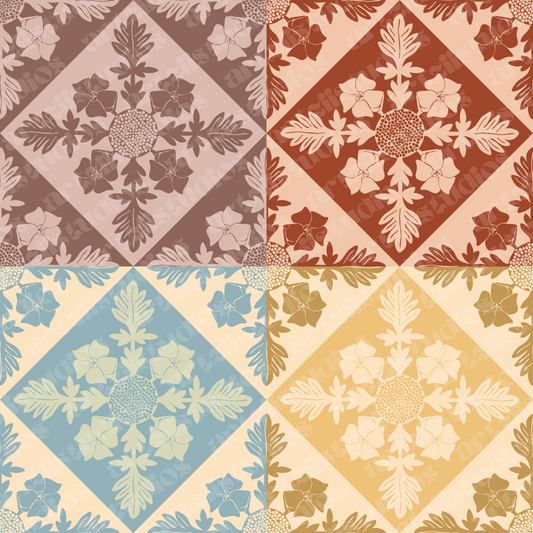 Puakenikeni Ulu Repeat Surface Pattern for K. Cabral