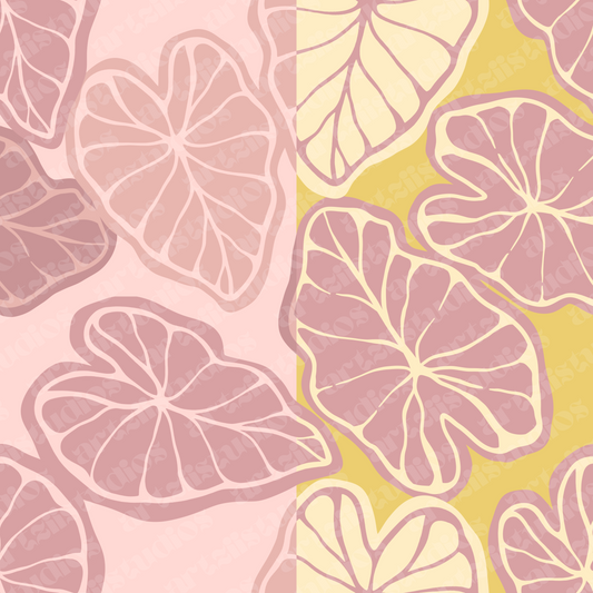 Kalo Print Repeat Surface Pattern Kailanaho