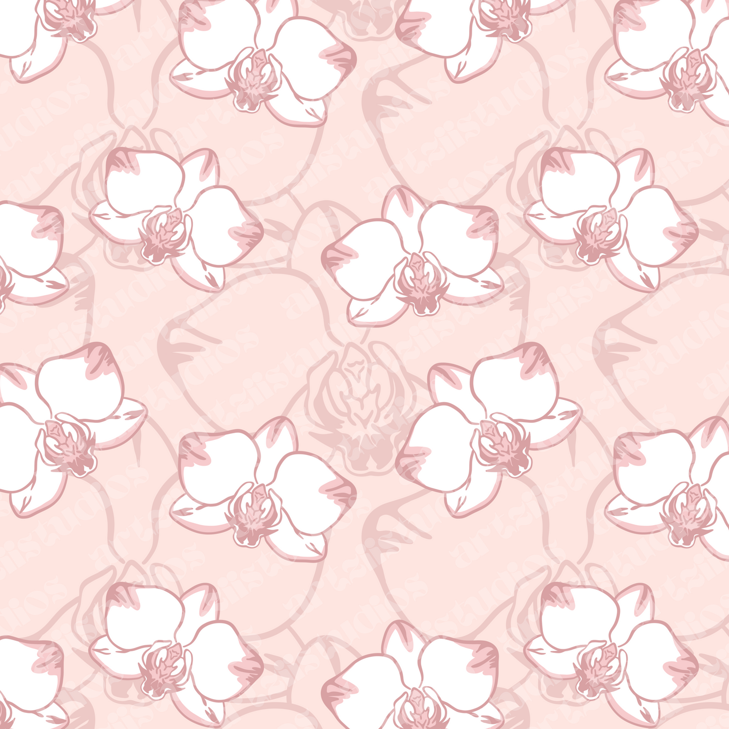Orchid Repeat Surface Pattern for Kailanaho