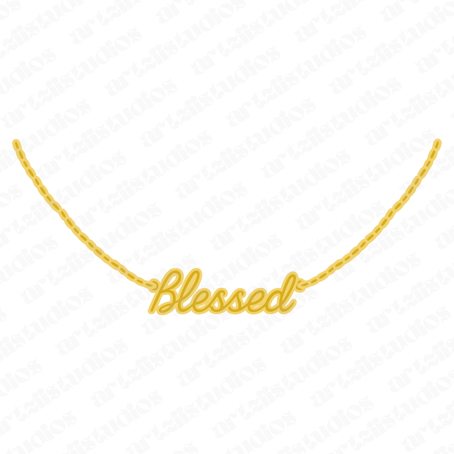 Blessed Graphic Repeat Surface Pattern for Kent Reisdorff