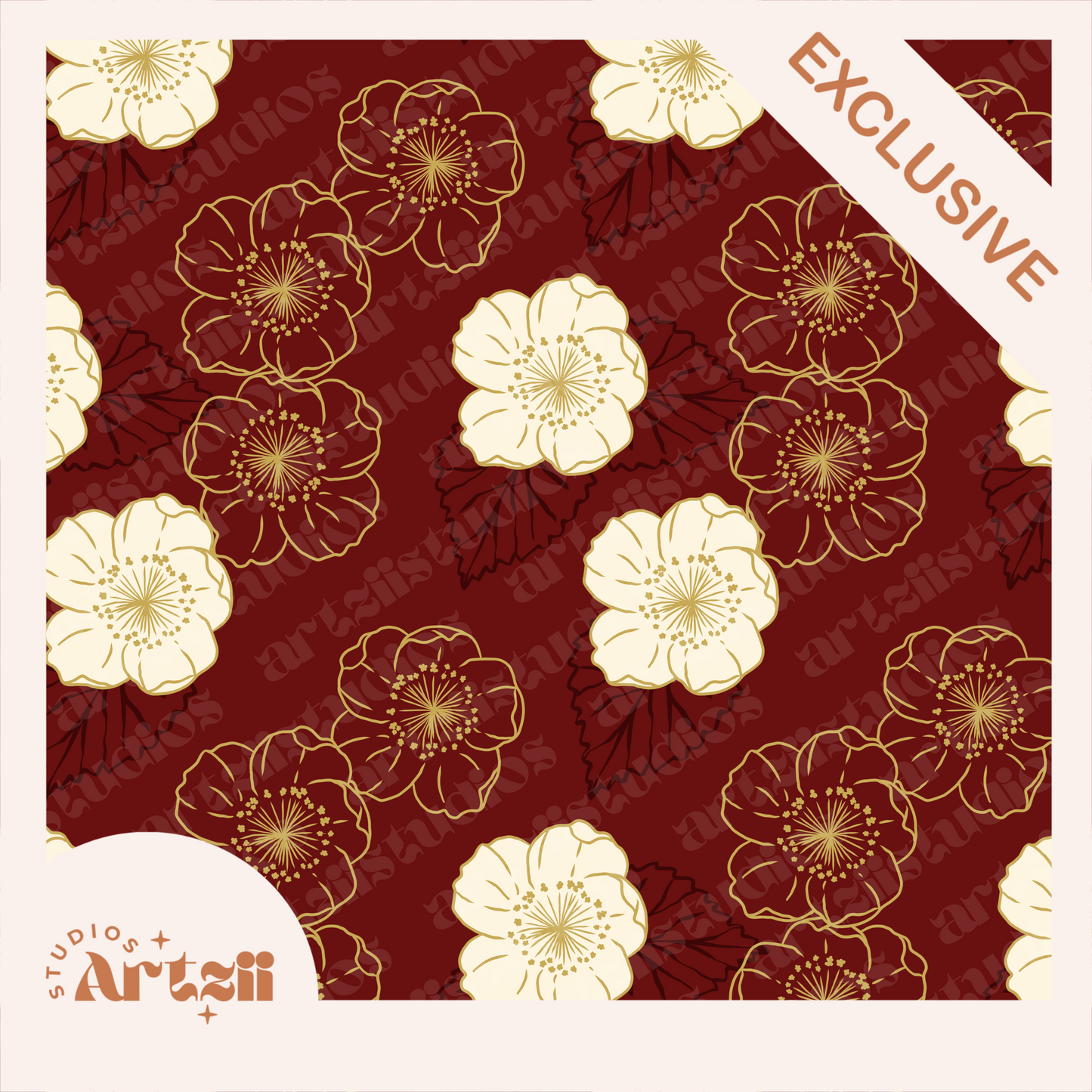 Ko'oloa'ula Repeat Surface Pattern #90