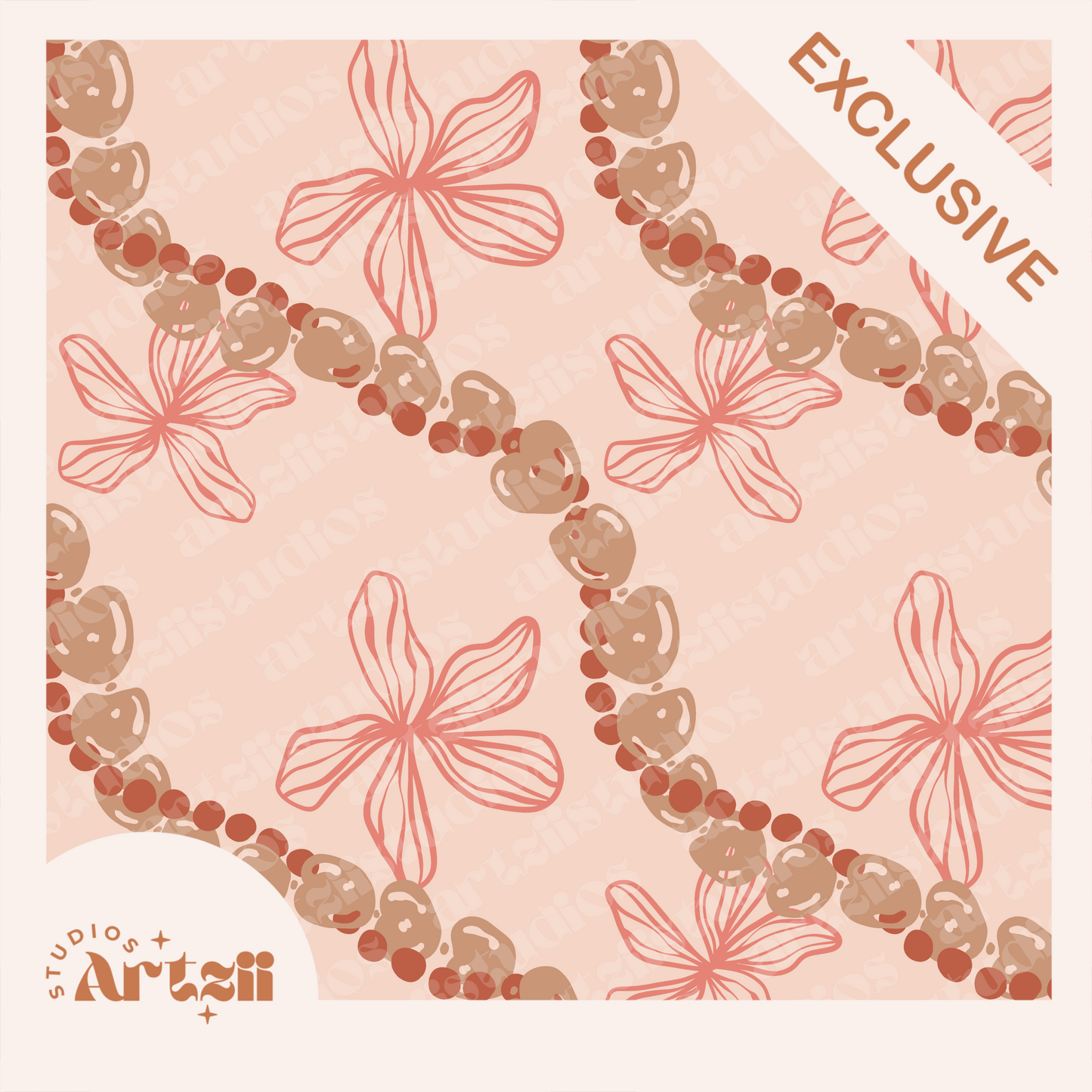 Kukui Mokihana Repeat Surface Pattern #79