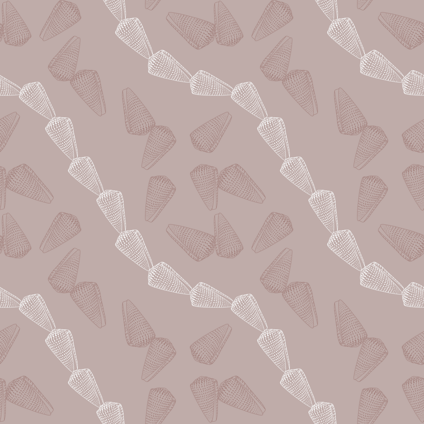 Leopard Cone Twist Repeat Surface Pattern