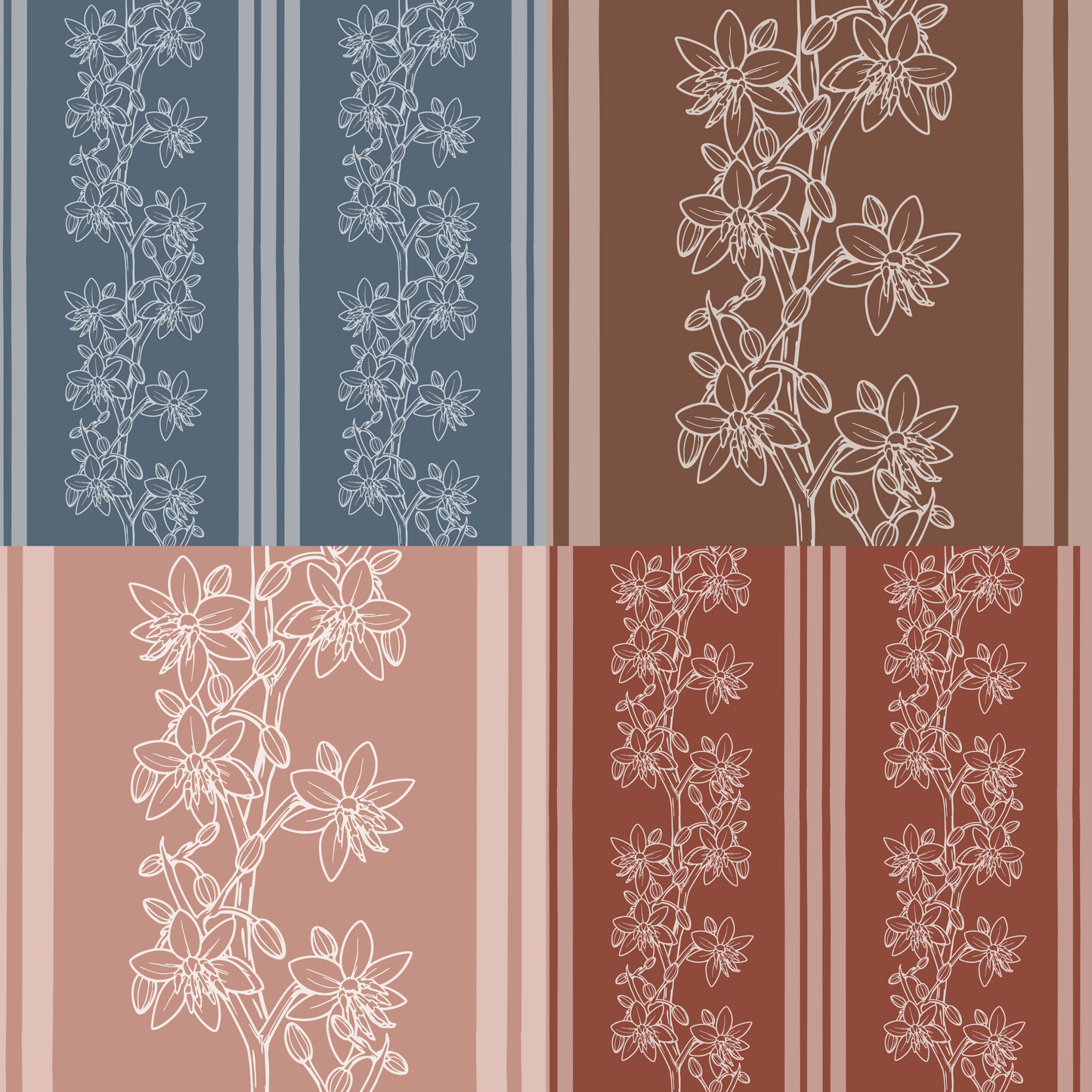 Linear Uki Uki Repeat Surface Pattern