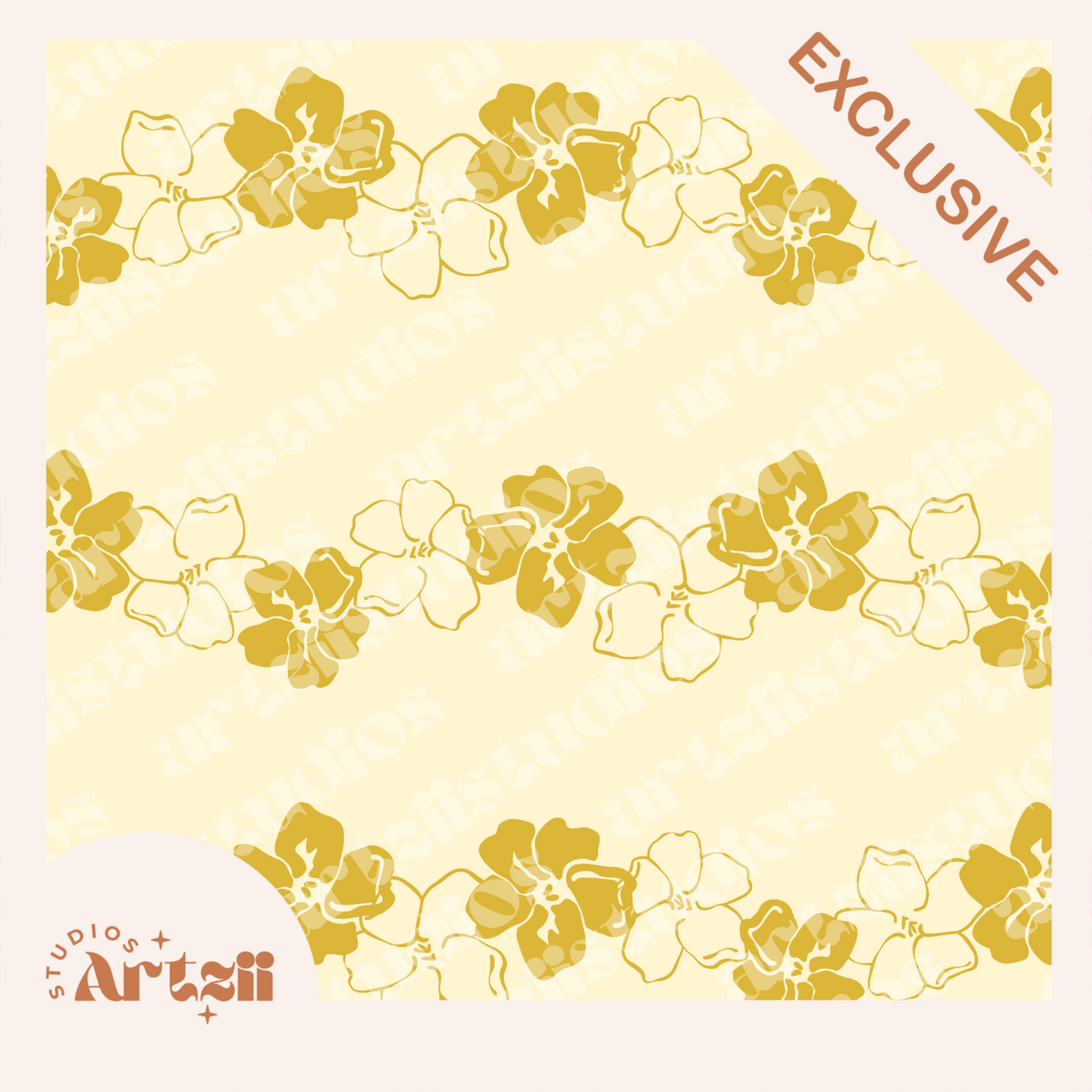 Linear Puakenikeni Repeat Surface Pattern #84