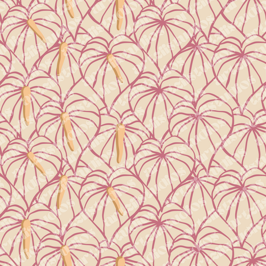 Lovely Anthurium Repeat Surface Pattern